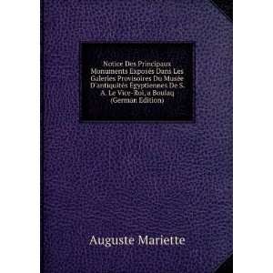   Boulaq (German Edition) (9785874152819) Auguste Mariette Books