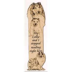  Collie Rough Laser Engraved Dog Bookmark