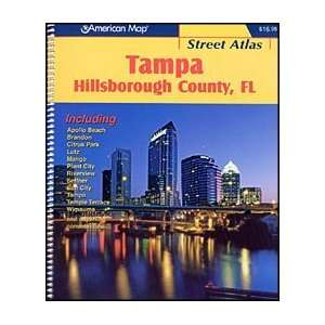  American Map 308852 Tampa And Hillsborough County Fl Atlas 