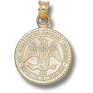  Southern Miss 5/8in Pendant 10kt Yellow Gold Jewelry