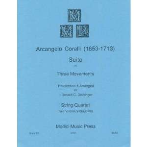  Corelli, Arcangelo   Suite In Three Movements for String 