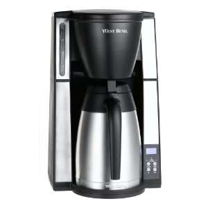  West Bend 56860 10 Cup Coffeemaker with Thermal Carafe 