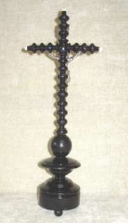 Large FRENCH Antique JESUS CHRIST Crucifix SKULL BONES  