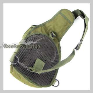 Tactical Utility Shoulder Sling Gear Bag   Olive Drab  