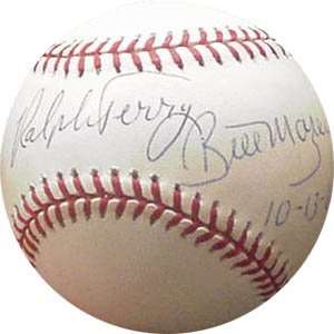 Autographed Bill Mazeroski Baseball   Ralph Terry  Sports 