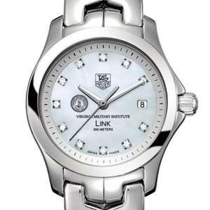  VMI Womens TAG Heuer Link with MOP Diamond Dial Sports 