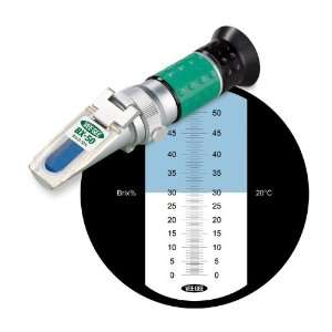 Vee Gee Scientific BX 50 Handheld Refractometer, with Brix Scale, 0 50 