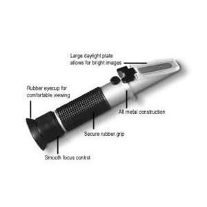  Wort and Wine Refractometer, Dual Scale   Specific Gravity and Brix 