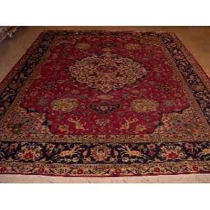  8x11 Hand Knotted tabriz Persian Rug   111x82
