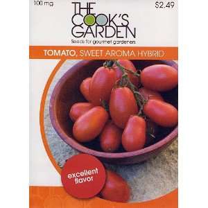  Cooks Garden Sweet Aroma Hybrid Tomato Seeds   100 mg 