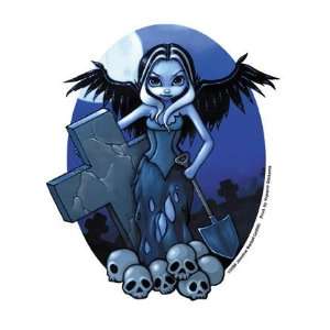 Gothic Gravedigger Fairy by Jasmine Becket Griffith   Sticker / Decal