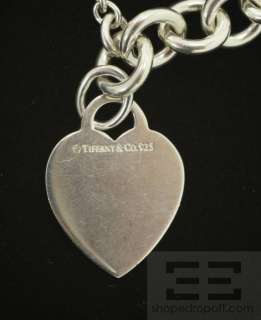 Tiffany & Co. Sterling Silver Heart Tag Toggle Link Necklace  