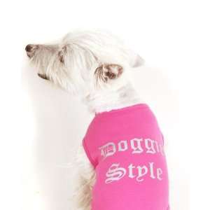   Shirt   Doggie Style Dog T Shirt   Pink   Small 