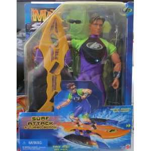  Max Steel Surf Attack & Turbo Board Toys & Games