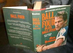 Jim Bouton BALL FOUR PLUS FIVE Update 1970 1980 SIGNED  