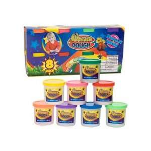   dough 8 Pack wonder dough, primary and neon colors Toys & Games