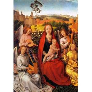 Hand Made Oil Reproduction   Hans Memling   32 x 46 inches   Virgin 
