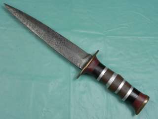 US WW2 Custom Made THEATER Stiletto Fighting Knife  