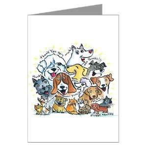  Thank You Dogs Cats Dogs Greeting Cards Pk of 10 by 