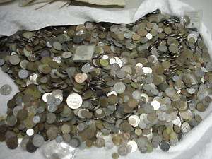 FOREIGN COINS MIXED ONE POUND LOTS EACH LOT DIFFERENT  