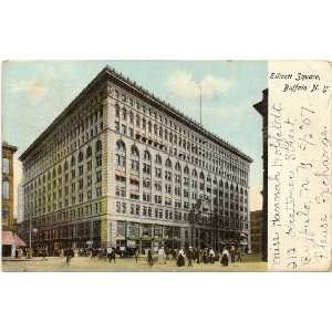   Vintage Postcard Ellicott Square Buffalo New York 