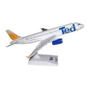   Skymarks Ted by United A320 1150 Scale Model Airplane Toys & Games