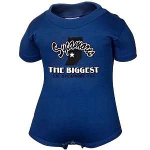  Indiana State Sycamores Infant Navy Blue Biggest Lil Fan 
