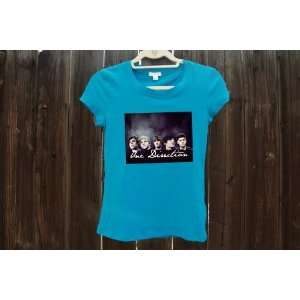  One Direction Band T shirt BLUE SMALL Cotton Spandex Super 
