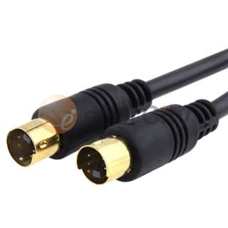 25 ft S Video SVideo Cable Gold Plated Male to Male NEW  