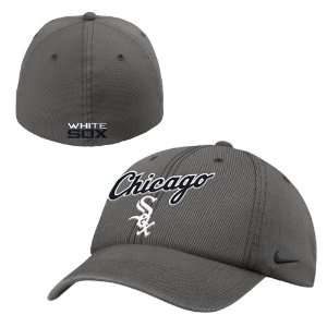   Chicago White Sox Grey Dinger Swoosh Flex Fit Hat