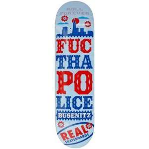  Real Busenitz Last Words Skateboard Deck   8.125 Sports 