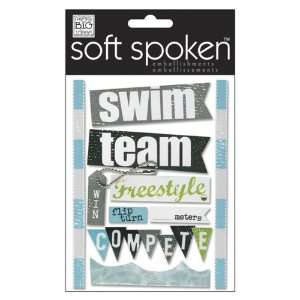  Spoken Themed Embellishments Swim Team   625701 Patio, Lawn & Garden