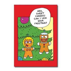  Funny Merry Christmas Cards Sweet Cheeks Humor Greeting 
