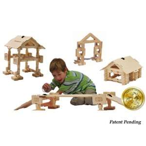  Cottage and Bridge Building Set Timberworks Toys Toys 