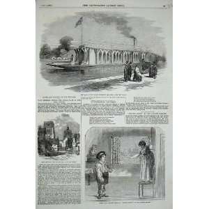   1855 Barge Oxford University Boat Race Adelphi Theatre