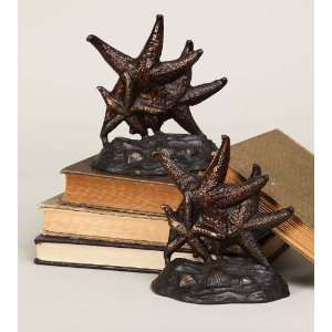  Starfish Metal Bookends