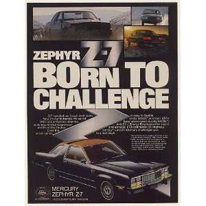   Zephyr Z 7 Born to Challenge Tough Test Tracks Print Ad (52288) Home