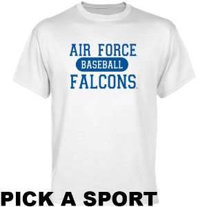  Air Force Falcons White Custom Sport T shirt Sports 