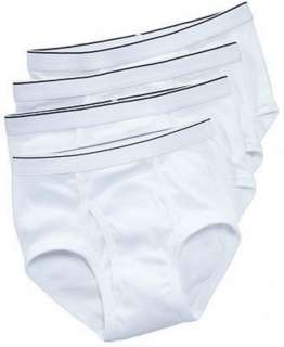  by  4 Pack Boys White Briefs Size Small, Size Medium  