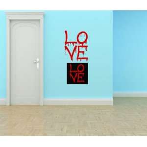  Removable Wall Decal   A love wall design