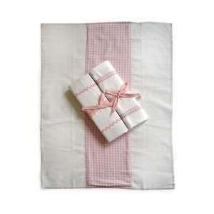  Tadpoles Classics Gingham Pink   Burp Cloths Baby