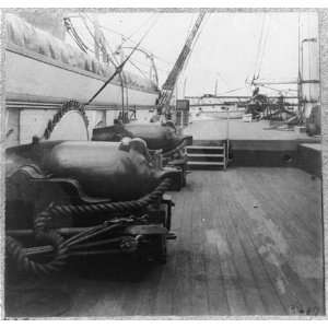  On deck of the U.S.S. Pawnee  off Charleston,S.C.