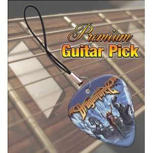  DragonForce (2) Premium Guitar Pick Phone Charm Musical 
