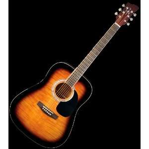   TURSER PRO TOBACCO DREADNOUGHT ACOUSTIC GUITAR Musical Instruments