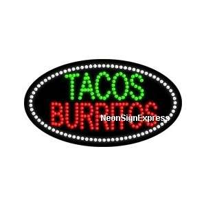  Animated Tacos Burritos LED Sign 