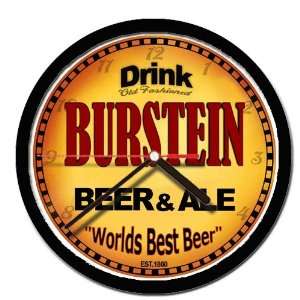  BURSTEIN beer and ale cerveza wall clock 