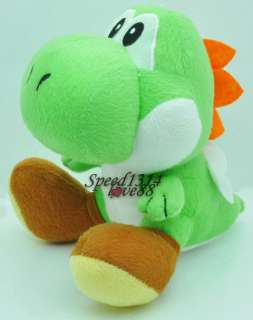 Super Mario Bros 7 GREEN YOSHI Plush Doll # MT105  