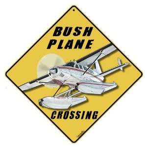  Bush Plane Crossing Sign Patio, Lawn & Garden