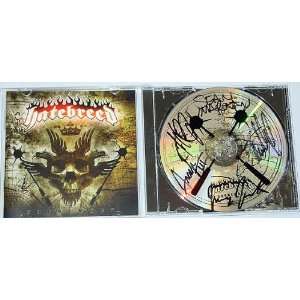    Hatebreed Autographed Signed Supremacy CD & Proof 