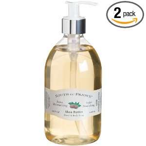 South of France Liquid Hand & Body Soap, Shea Butter, 16.9 Ounce 